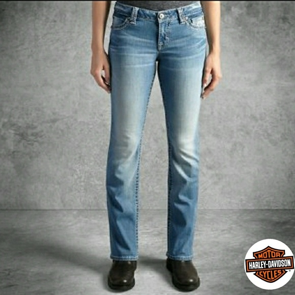 Harley-Davidson Denim - HARLEY DAVIDSON WOMENS JEAN BOOTCUT JEANS